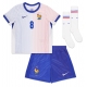 Franța Aurelien Tchouameni #8 Echipament de Fotbal Replică European 2024 Copii Deplasare (+ Șorturi)